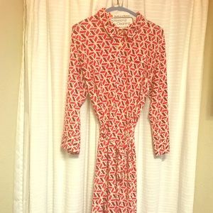 Donna Morgan geometric print dress size 14